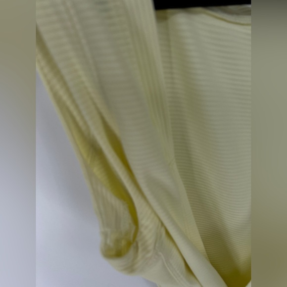 CALIA | Medium Crop Wrap Tie Tank | Pastel Yellow | Active Lounge - Picture 8 of 12